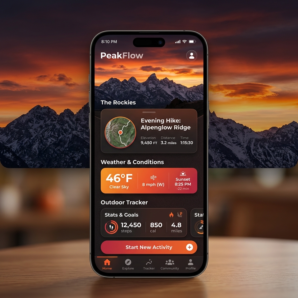 Mountain Harder Mockup